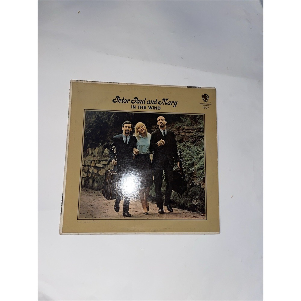 Peter, Paul & Mary-In the Wind‎ LP, 1963 Warner Bros. VG+/EXC+